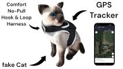 NEW Easy Set Up GPS Collars for Dogs Rechargeable Pet Tracker GSM GPRS Size:XXL
