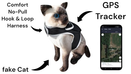 Worldwide Compatible Dog Tracking Collar Mount Device MIni Pet Locator Size:L