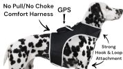 Movement Triggered GPS Tracking Pets Collar Tracker Rechargeable Tool Size:XXL