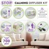 Cat Calming Diffuser & Pet Anti Anxiety Products Feline Calm Pheromones Plug in & Cats Stress Relief Comfort Help with Aggression New Zone Pee Fightin