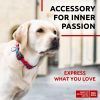 Nylon Dog Collar 14-23 in Neck x 1 in Wide Adjustable Dog Collar for Large Small & Medium Dogs Breakaway Puppy Collars Boy & Girl Dog Collars with Dur